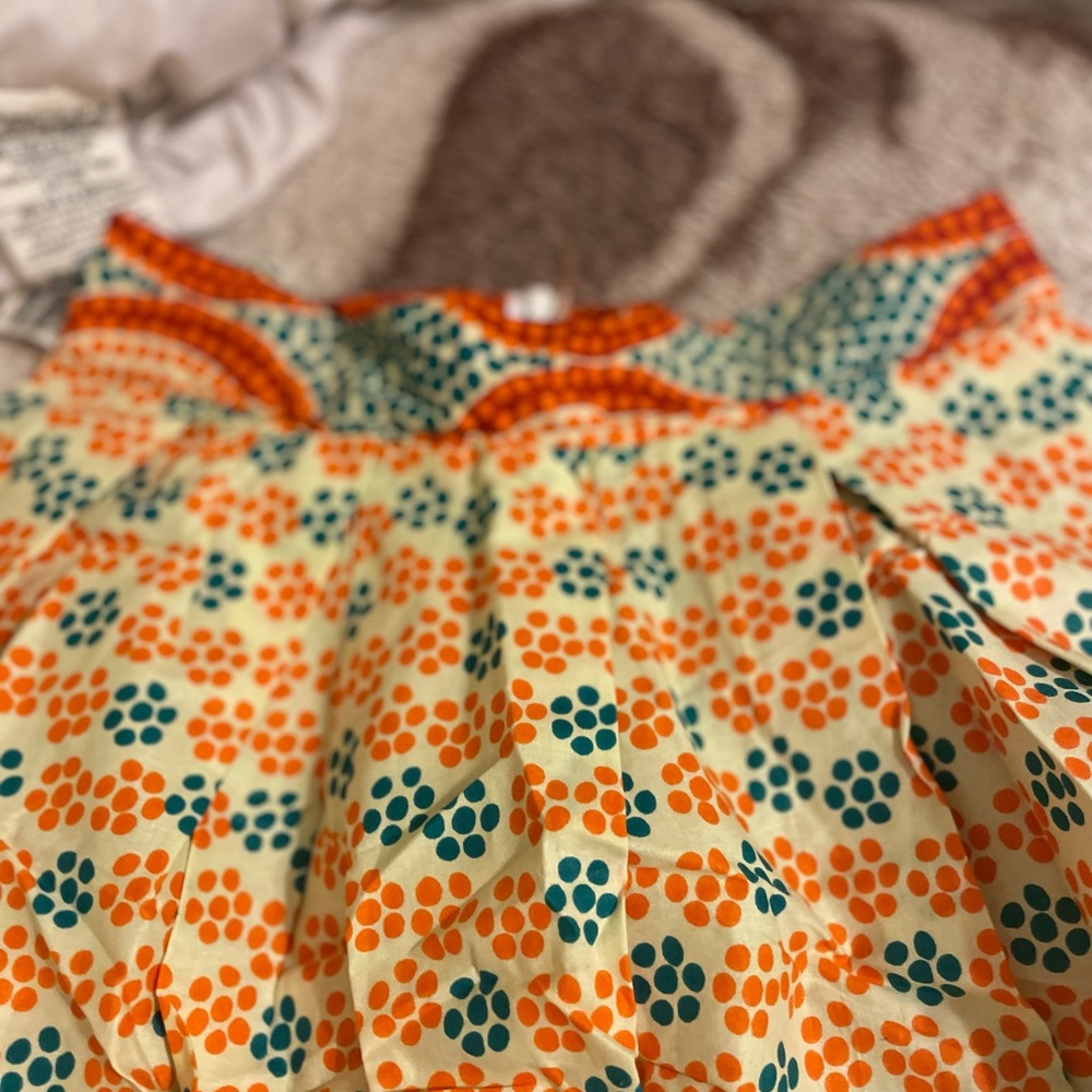 African fabric high waist skirt